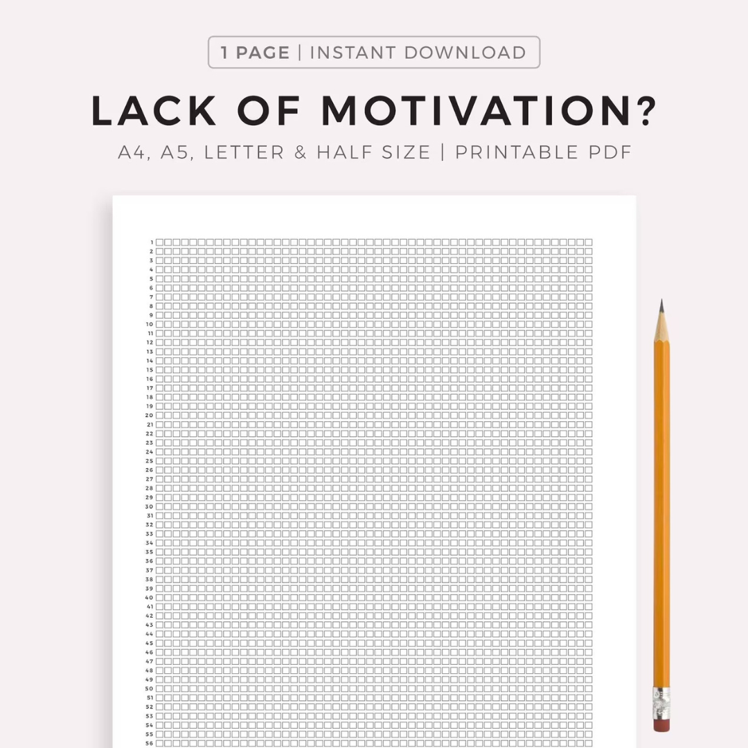 Lack of Motivation? Start working towards your dreams, because those boxes are running out.